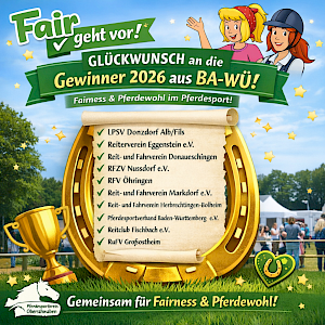 🐎💚 Fair geht vor – Glückwunsch an die Gewinner 2026 aus Baden‑Württemberg!