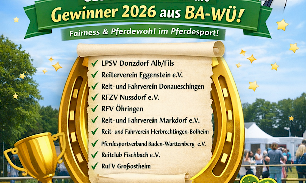 🐎💚 Fair geht vor – Glückwunsch an die Gewinner 2026 aus Baden‑Württemberg!
