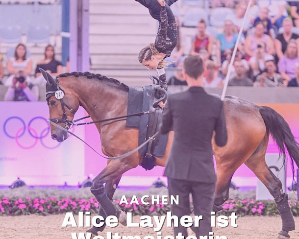 🥇🥇🥇 WM-Gold im Voltigieren - FBW Candy mit Daniel Zembrot und Alice Layher 🐴❤️🏆